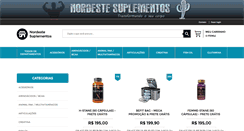 Desktop Screenshot of nordestesuplementos.com.br